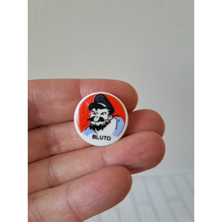 Porselein knoop Popeye met Bluto Birchcroft D2.5xH1.5cm