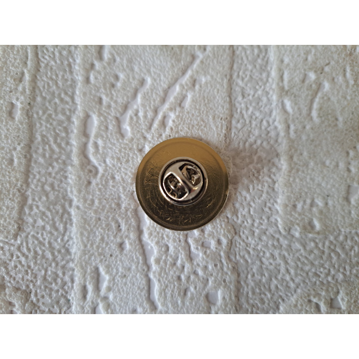 Mini embleem pin Speelkaarten, goudkleurig metaal D2.5cm - emblemen