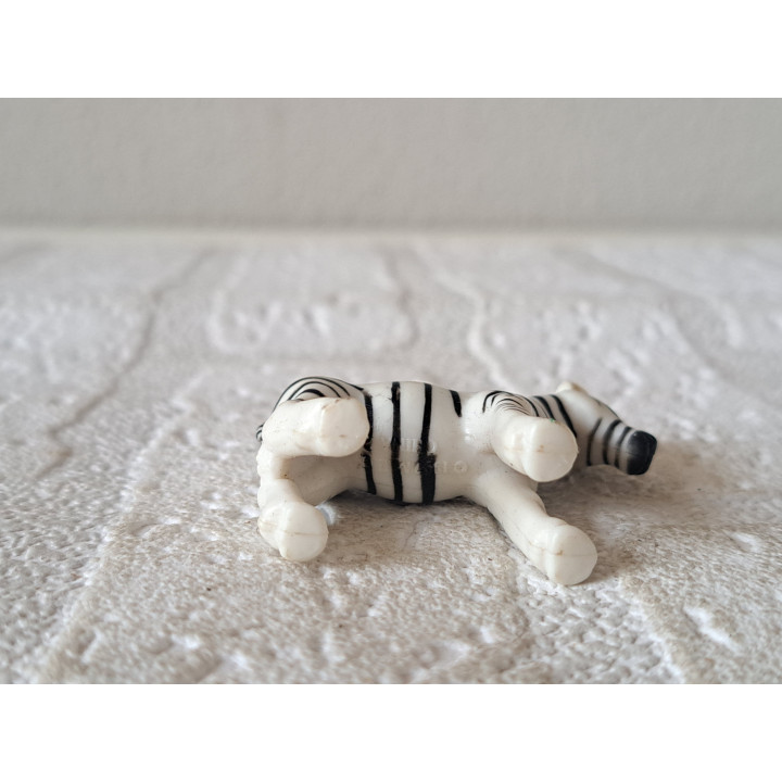 Zebra MEG Jaren 90 Kunststof Miniatuur Dier Figuur