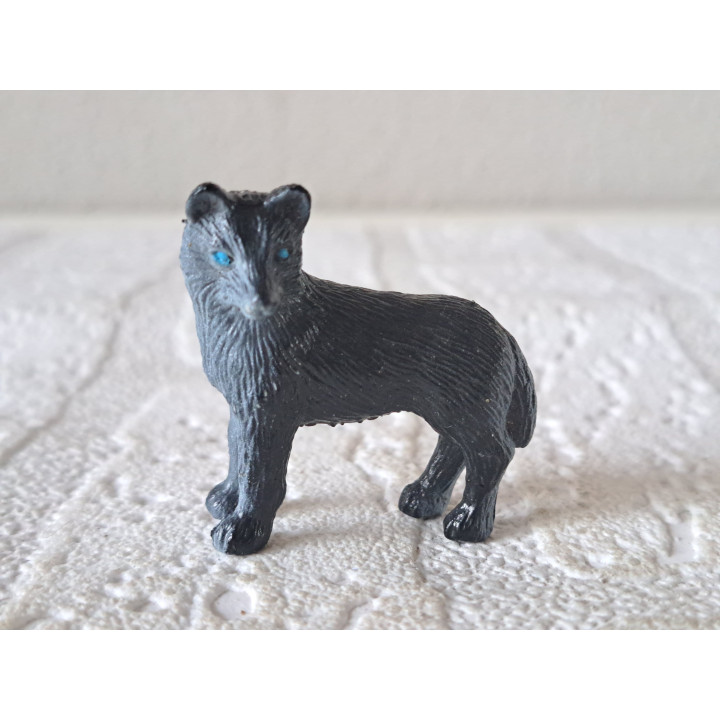 Alaska Malamute hond, rubber 4x1x4cm - honden