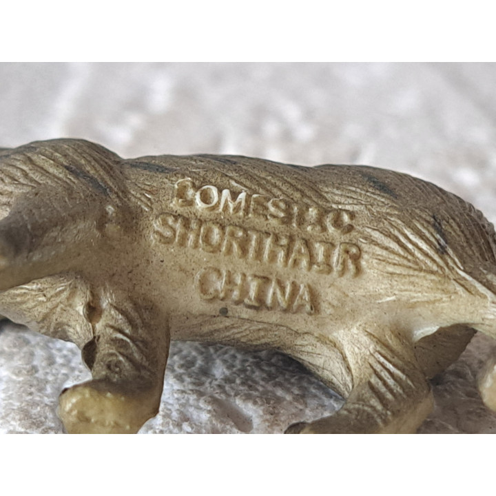 Huiskat korthaar, rubber 6x1.5x3cm - poesen