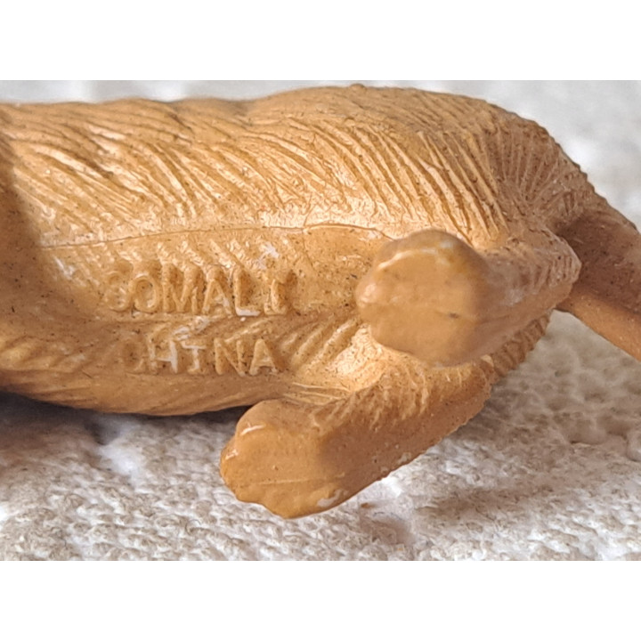 Somali Cat Figurine Rubber | Long-haired Cat Miniature