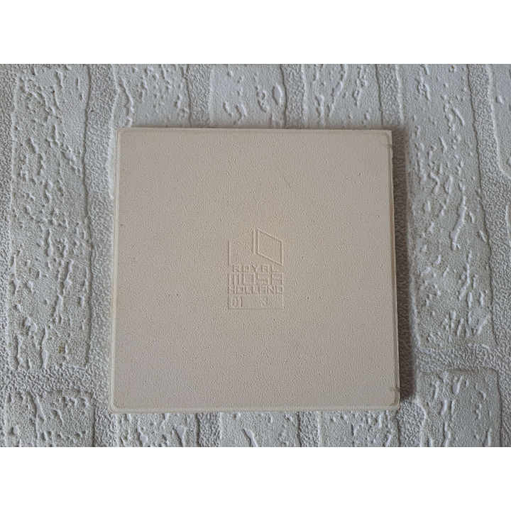 Wandtegel met Chihuahua hond, aardewerk 15x15x0.5cm - handgemaakt