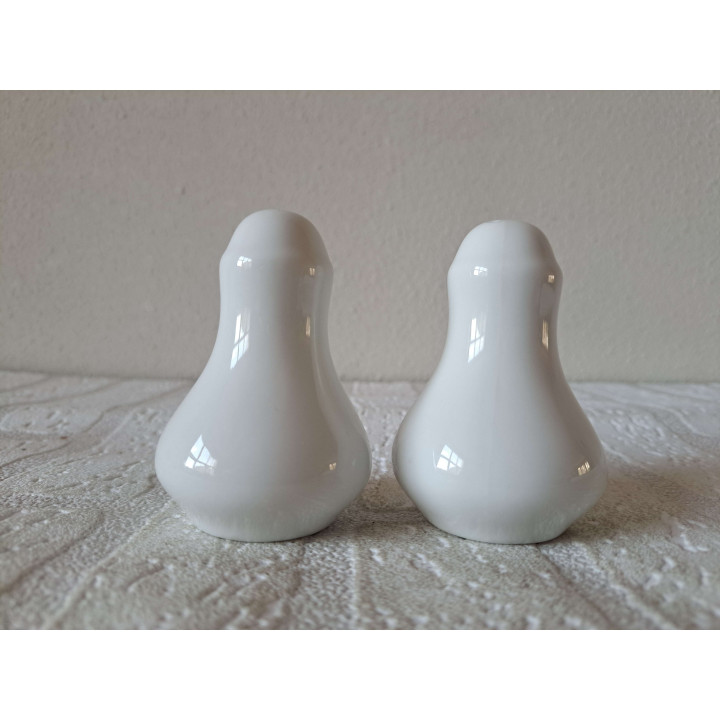 Volkswagen bus peper en zoutstel porselein D5.5xH8cm stippen - peper en zoutstellen