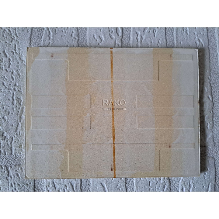 Wandtegel met Bugatti Veyron, aardewerk 20x15x0.5cm - handgemaakt