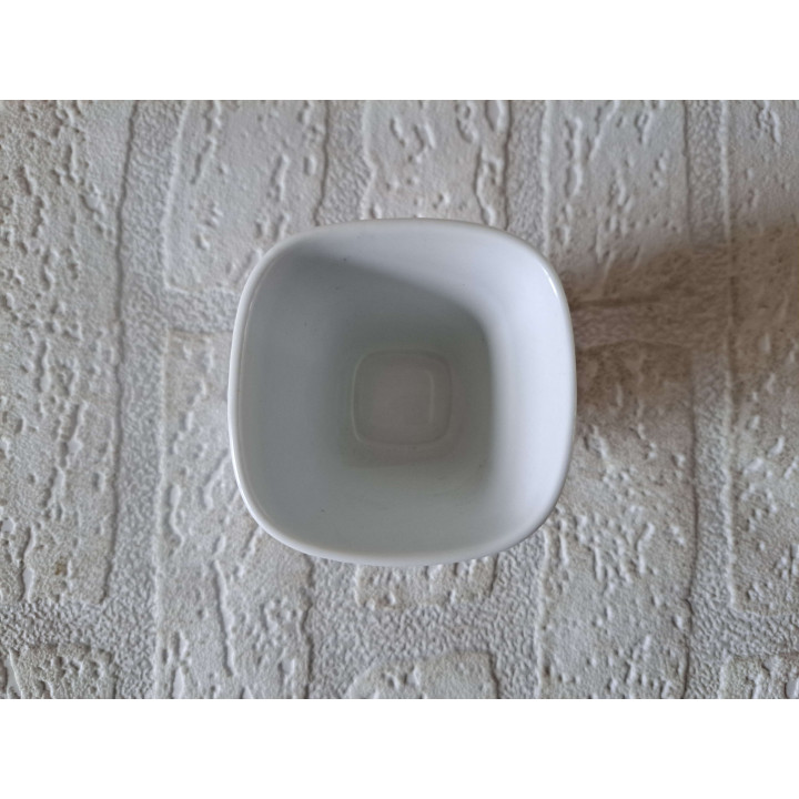 Bloempotje met kleuren Volkswagen t1 bus, porselein 6x6x6cm - handgemaakt