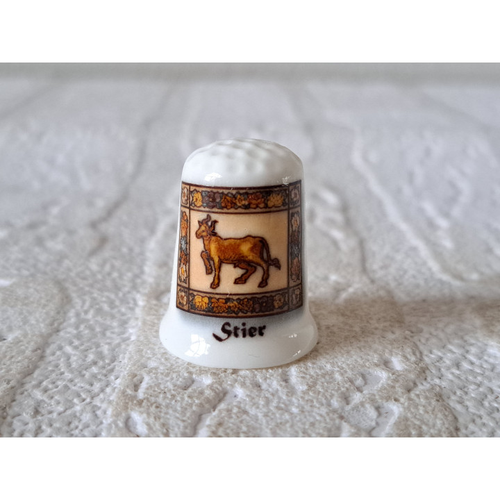 Astrologisch sterrenbeeld Stier vingerhoedje (2)