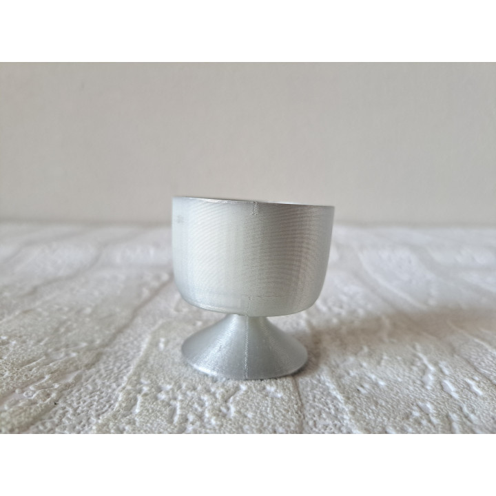 Eierdopje met Opel logo, ABS D4.5xH4.5cm - handgemaakt