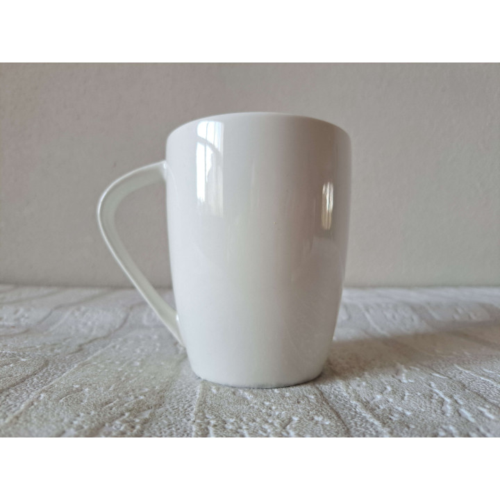 Mok beker met 112 Daar red je levens mee, Porselein D8xH10cm - handgemaakt