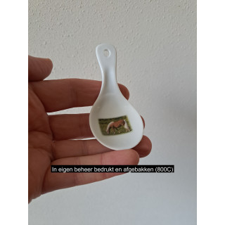 Amuselepel met Paard, porselein 10x5x5cm