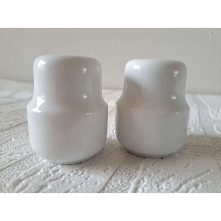 Panda beer peper en zoutstel, porselein D5xH6cm - peper en zoutstellen