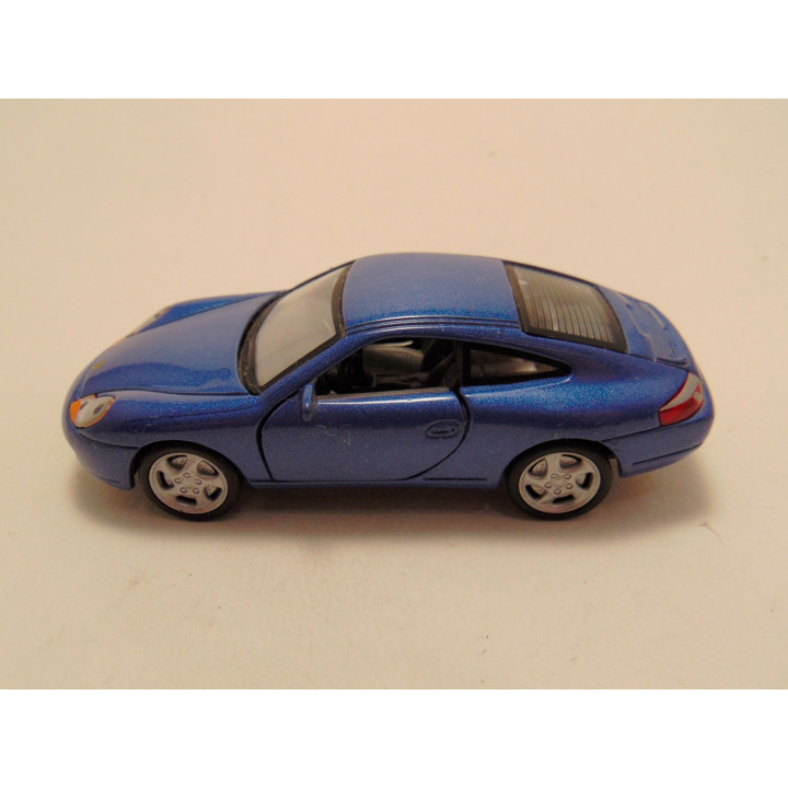 Porsche 911 996 Coupe 1:43 Cararama blauwgrijs