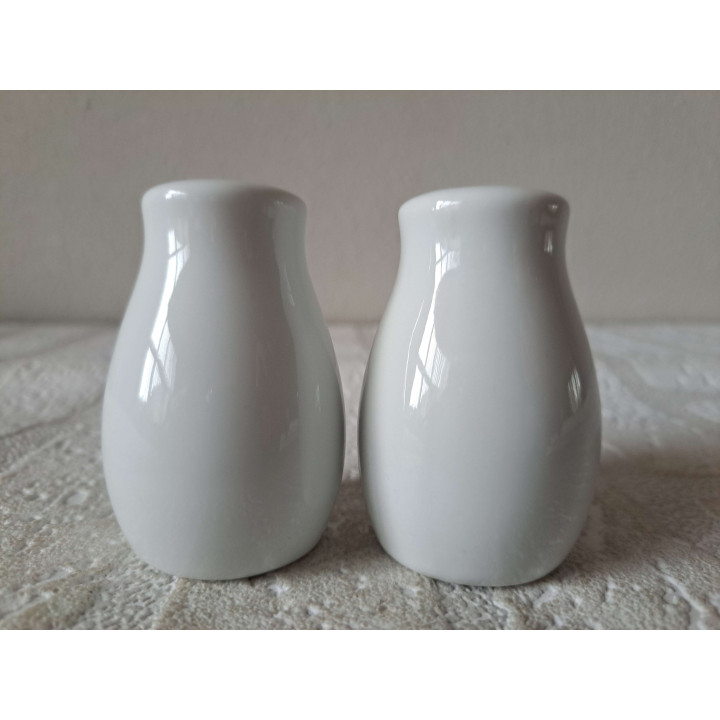 Golfspeler peper en zoutstel, porselein D4xH6cm - peper en zoutstellen