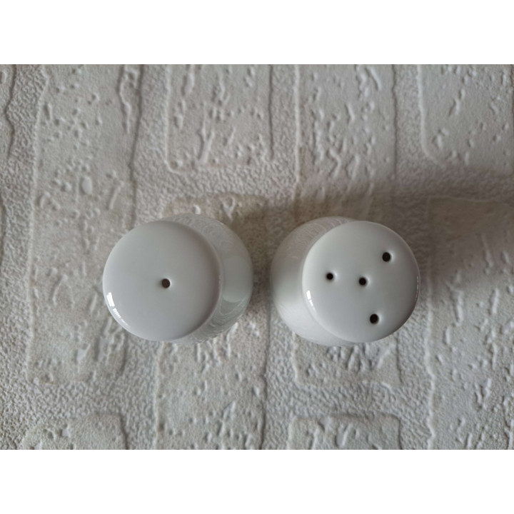 Golfspeler peper en zoutstel, porselein D4xH6cm - peper en zoutstellen