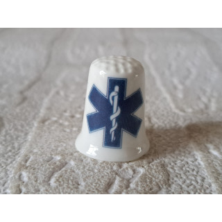 Medische nooddiensten "Ster van Leven" Symbool vingerhoedje