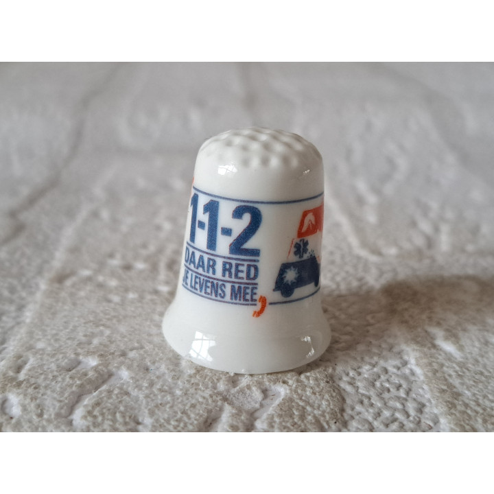 112 Daar red je levens mee vingerhoedje