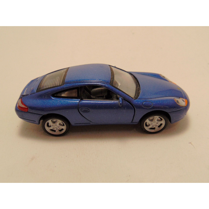 Porsche 911 996 Coupe 1:43 Cararama blauwgrijs
