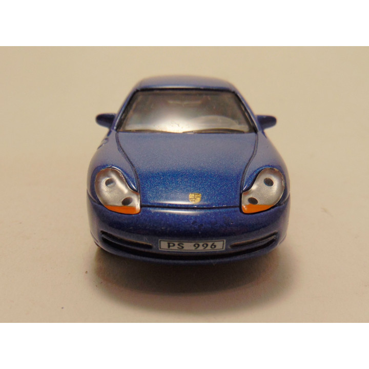 Porsche 911 996 Coupe 1:43 Cararama blauwgrijs