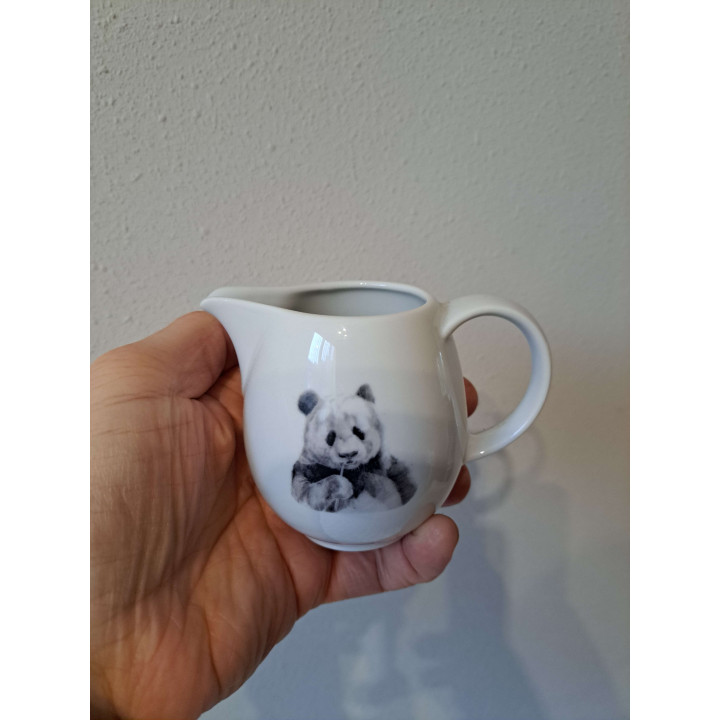Milk Jug Panda Bear Porcelain 11x7.5x8cm - Cute Design