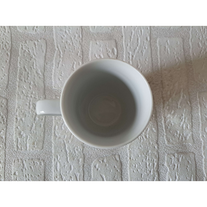 Mok beker Rode baron vliegtuig foto, Porselein D7.5xH10cm - handgemaakt