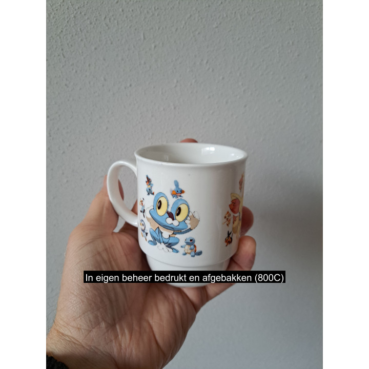Mok beker Pokemon, Porselein D7.5xH9cm Limited edition (a)