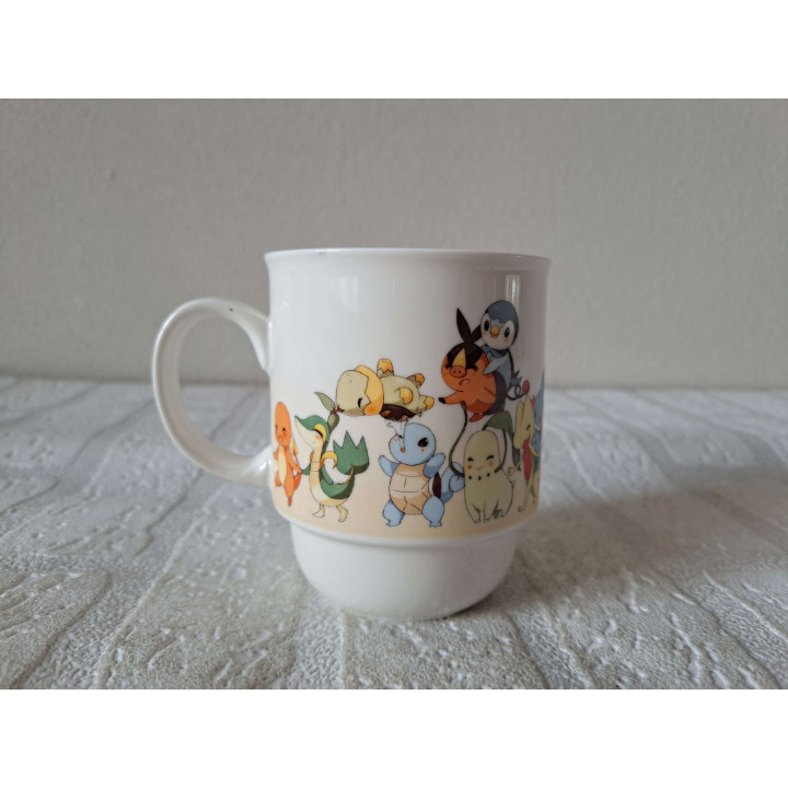 Mok beker Pokemon, Porselein D7.5xH9cm Limited edition (b) - handgemaakt