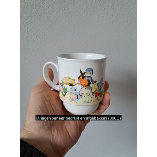 Mok beker Pokemon, Porselein D7.5xH9cm Limited edition (b)
