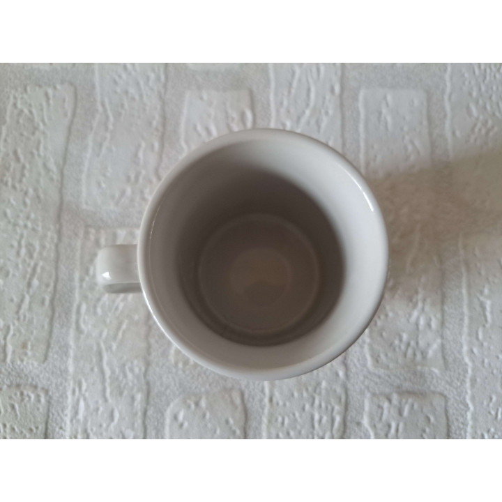 Beker mok sterrenbeeld Stier, Porselein D8xH9.5cm - handgemaakt