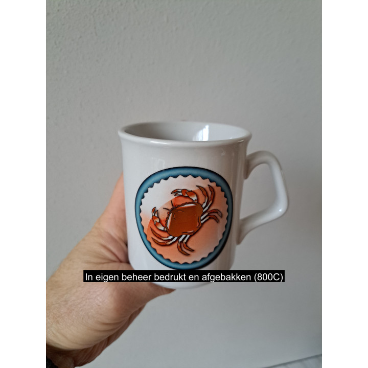 Beker mok sterrenbeeld Kreeft, Porselein D8xH9.5cm