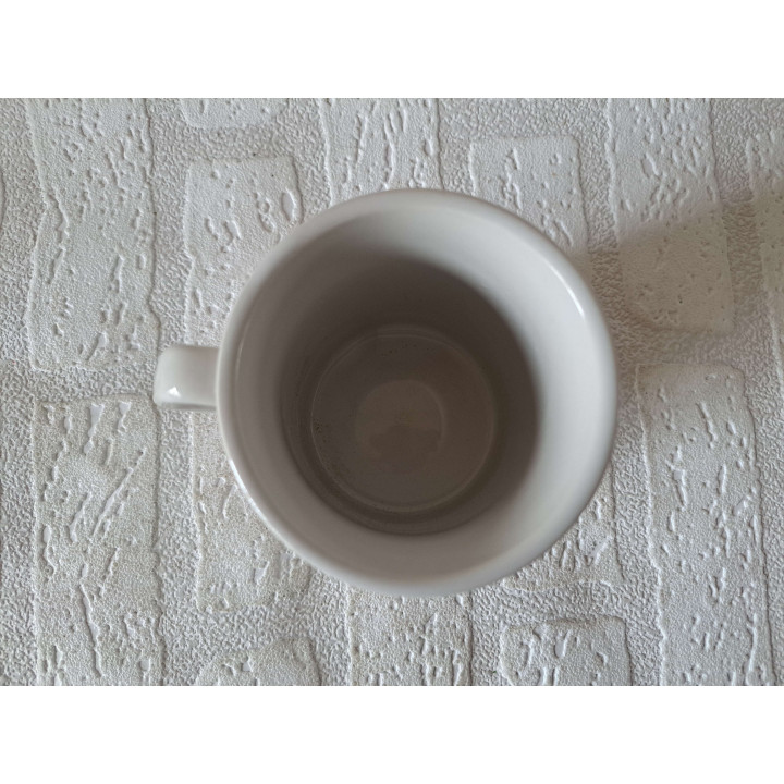 Beker mok sterrenbeeld Tweeling, Porselein D8xH9.5cm - handgemaakt