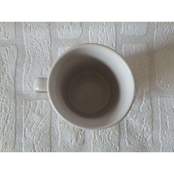 Beker mok sterrenbeeld Maagd, Porselein D8xH9.5cm - handgemaakt