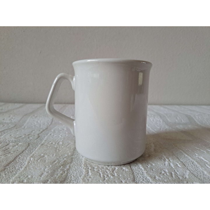 Beker mok sterrenbeeld Weegschaal, Porselein D8xH9.5cm - handgemaakt