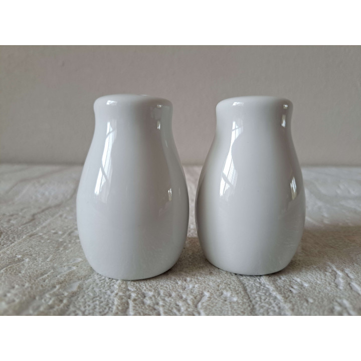 Citroen HY foodtruck peper en zoutstel, porselein D4xH6cm - peper en zoutstellen