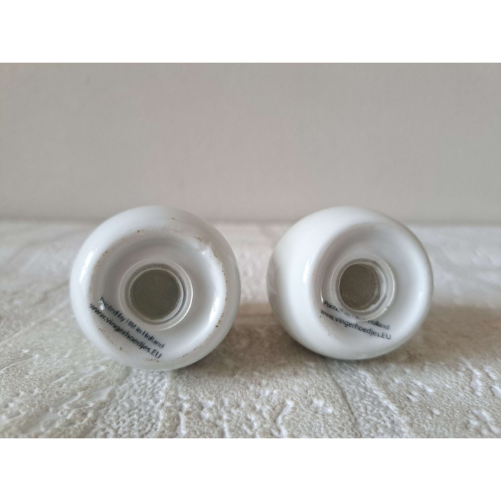 Citroen HY foodtruck peper en zoutstel, porselein D4xH6cm - peper en zoutstellen