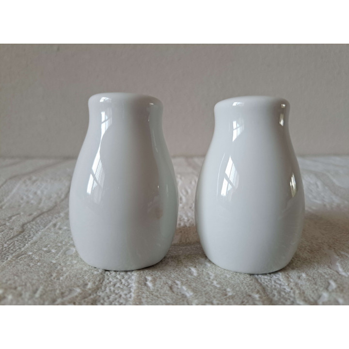 Tweety Solex bromfiets peper en zoutstel, porselein D4xH6cm - peper en zoutstellen