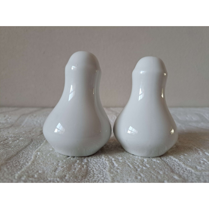 Solex bromfiets peper en zoutstel, porselein D5.5xH8cm - peper en zoutstellen