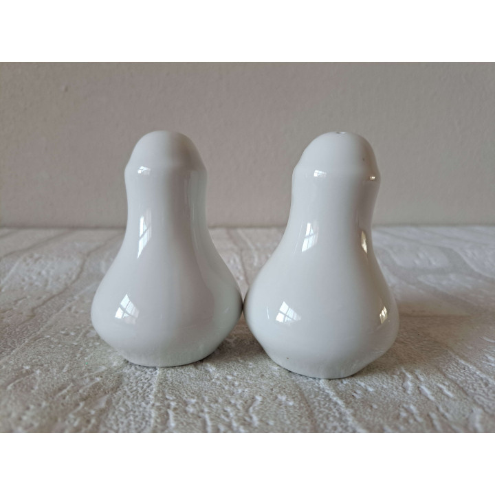 Volkswagen bus peper en zoutstel, porselein D5.5xH8cm bw - peper en zoutstellen