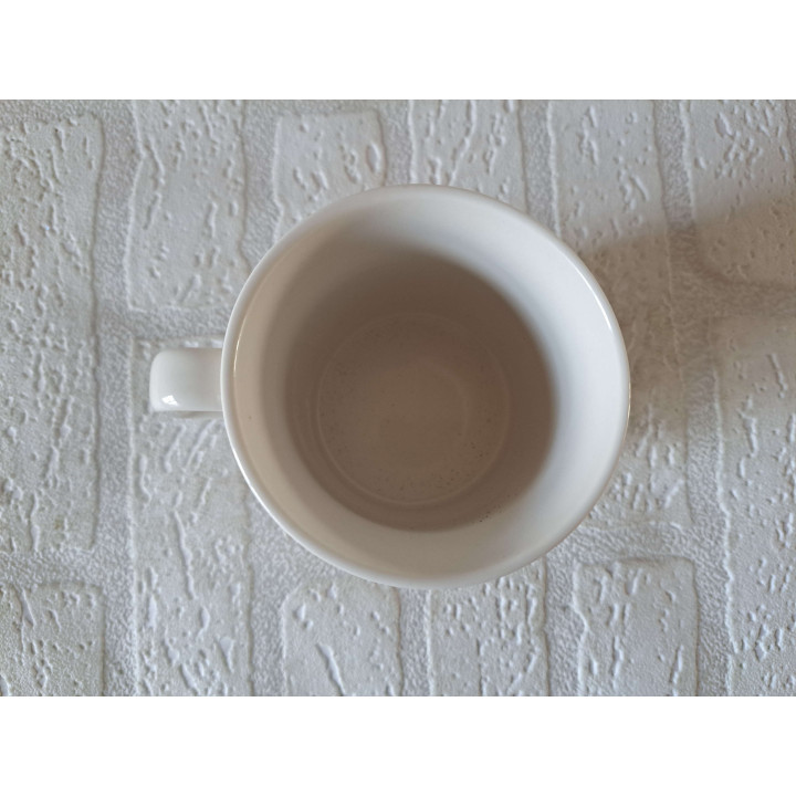 Beker mok met Volkswagen T2 Camper, porselein D8xH10cm - handgemaakt