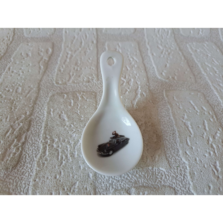 Amuselepel Citroen DS 21 présidentielle, porselein 10x5x5cm - handgemaakt