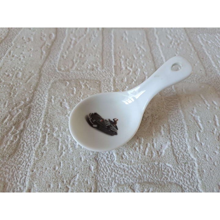 Amuselepel Citroen DS 21 présidentielle, porselein 10x5x5cm - handgemaakt