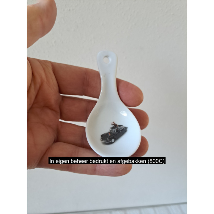 Amuselepel Citroen DS 21 présidentielle, porselein 10x5x5cm