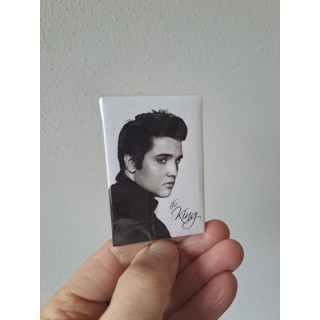 Elvis Presley koelkastmagneet, metaal 5.5x8x0.2cm
