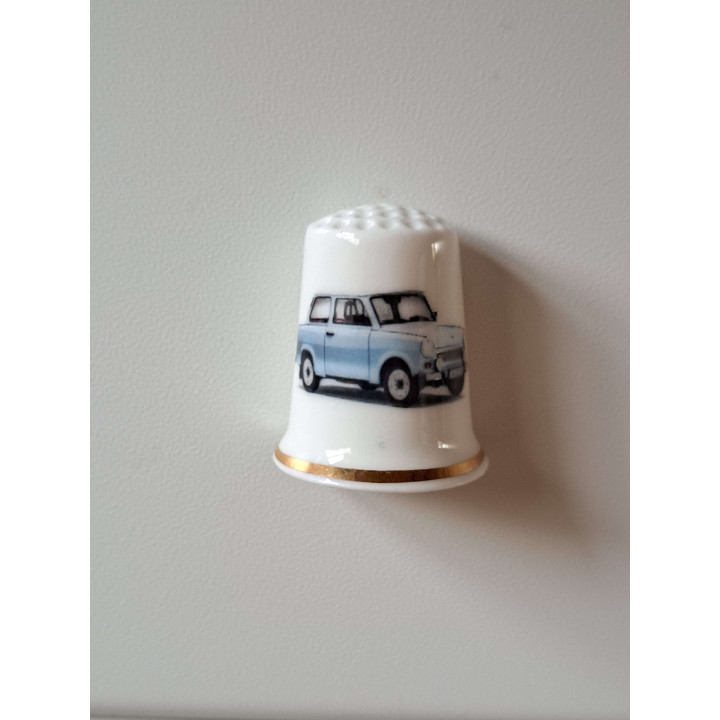 Trabant 601 keukenmagneet, porselein 2.5x3cm - keukenmagneten