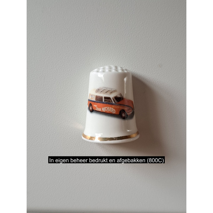 Citroen DS 21 break keukenmagneet, porselein 2.5x3cm