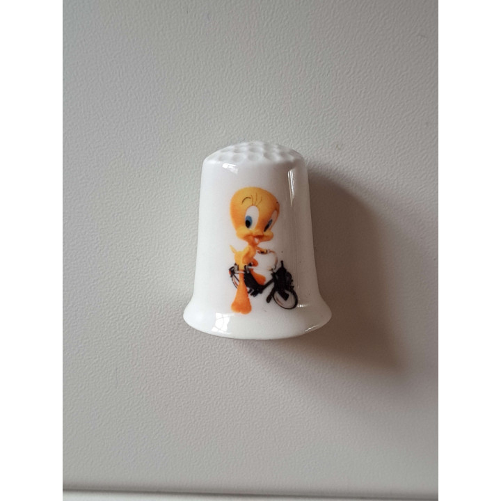 Tweety met Solex keukenmagneet, porselein 2.5x3cm - keukenmagneten