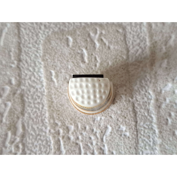 Toekan vogel keukenmagneet, porselein 2.5x3cm - keukenmagneten