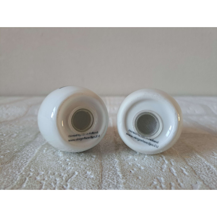 Kandelaartelefoon, peper en zoutstel, porselein D4xH6cm - peper en zoutstellen