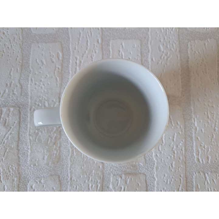 Porcelain Mug Steampunk Airship D8xH10cm