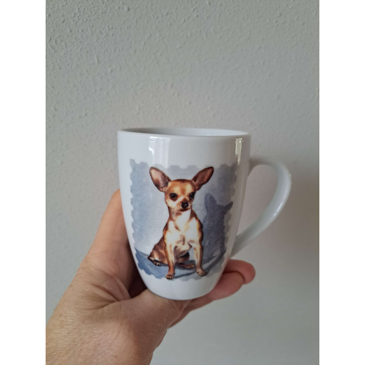 Chihuahua Dog Mug Porcelain D8xH10cm - Dog Design