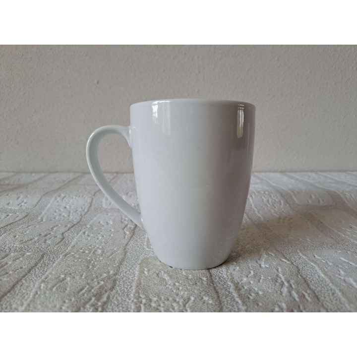 Beker mok met Fotograaf, porselein D8xH10cm - handgemaakt